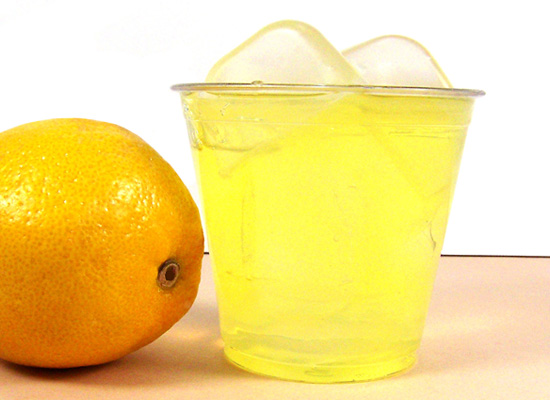 glass of lemonade soap