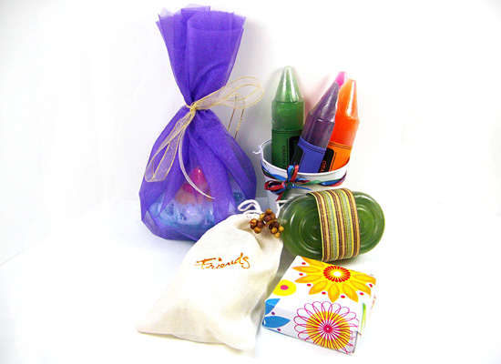 many ways to package your soaps, be creative and have fun!