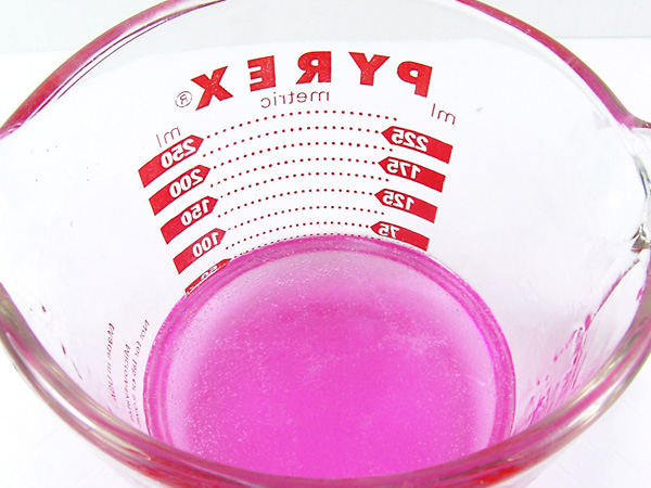 magenta clear soap