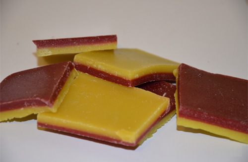 two-layer scent brittle