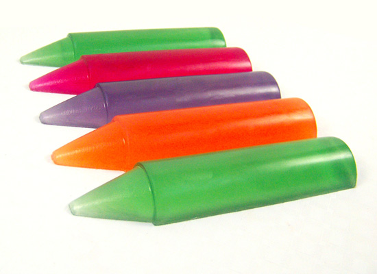 multiple colors of soap crayons