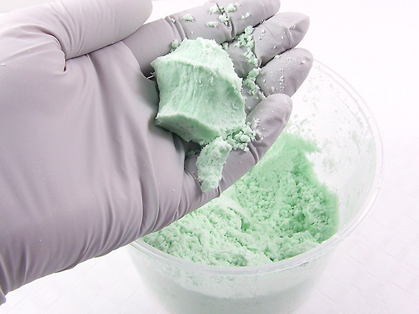 when ready, the mixture should resemble wet sand