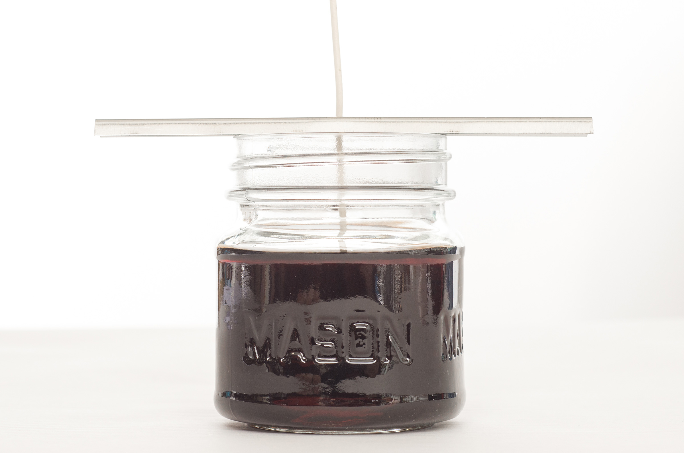 wax in jar