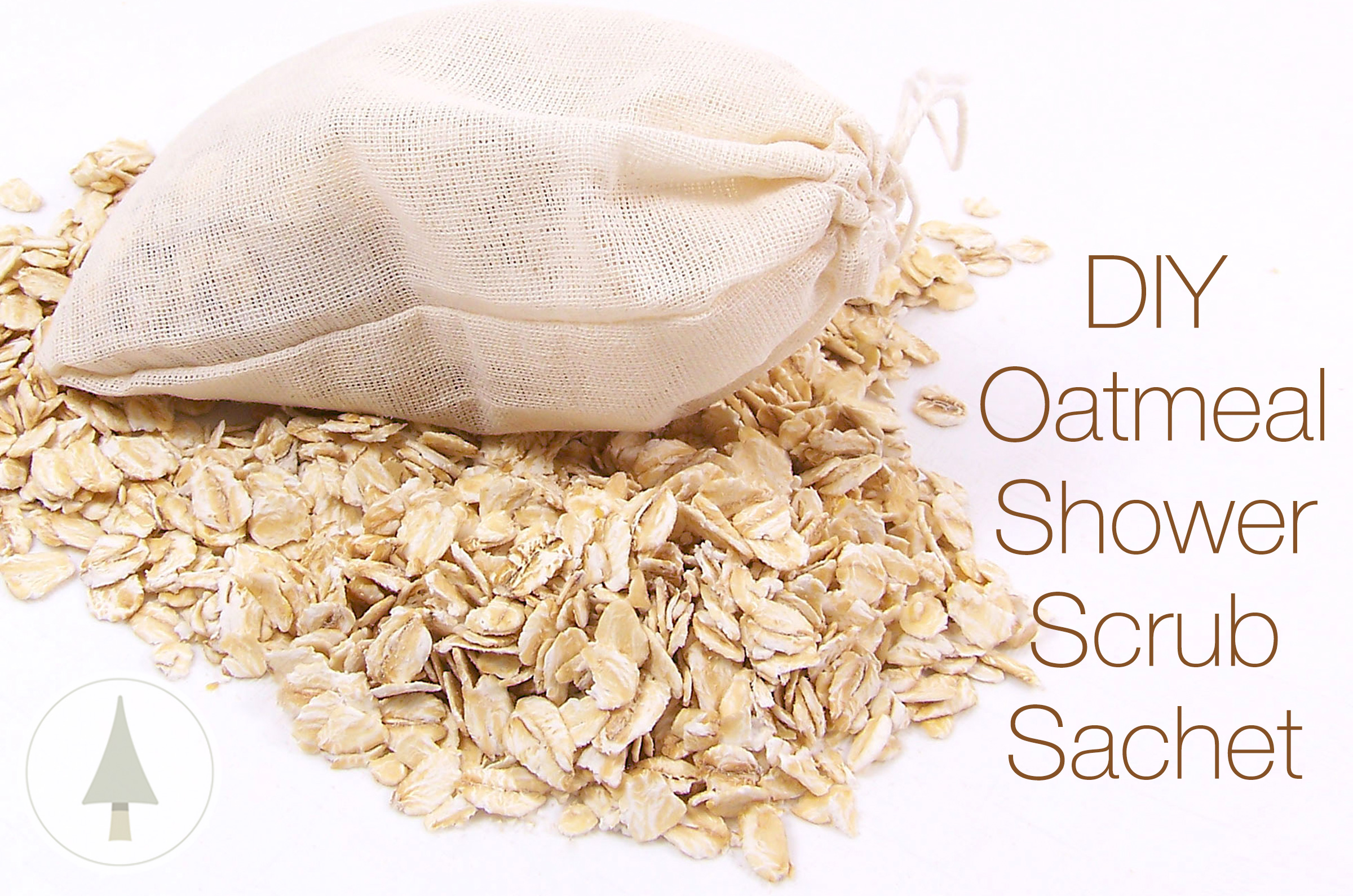 oatmeal shower scrub tutorial