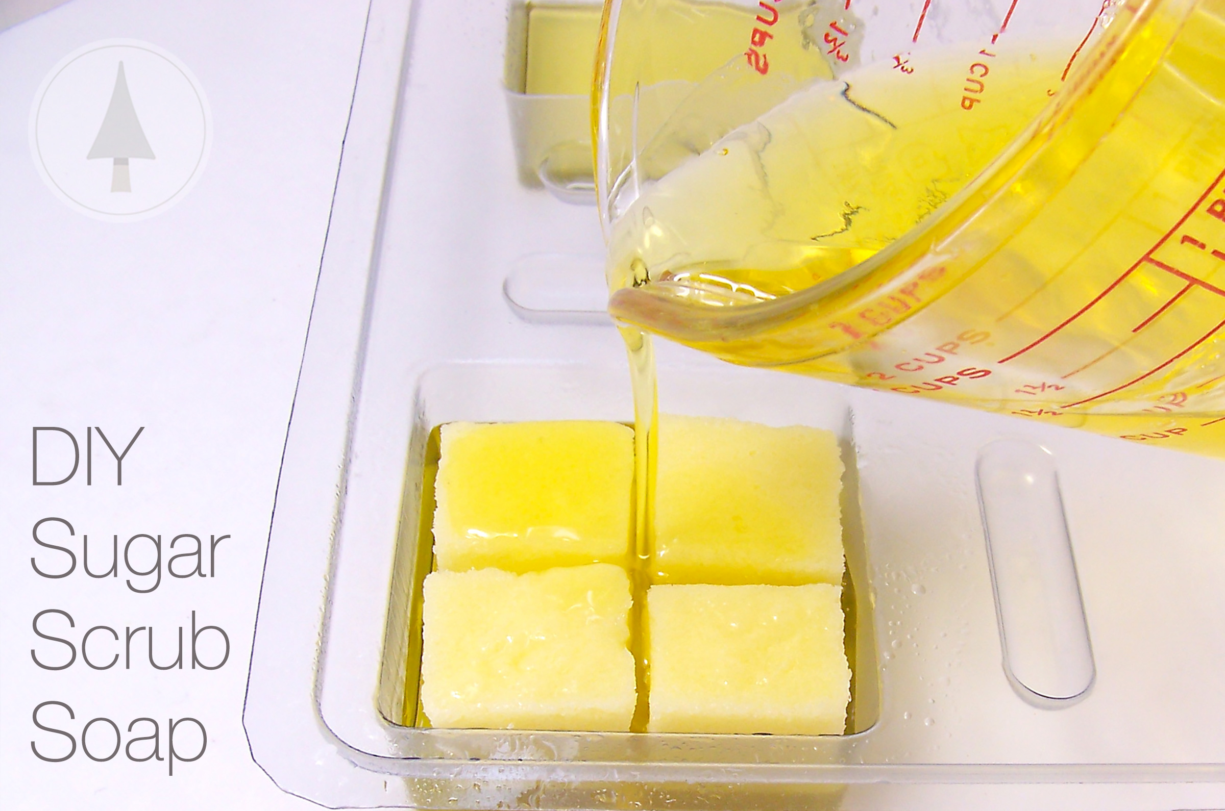 solid sugar scrub soap tutorial